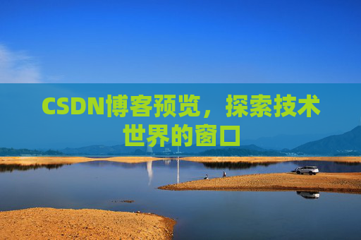 CSDN博客预览,探索技术世界的窗口